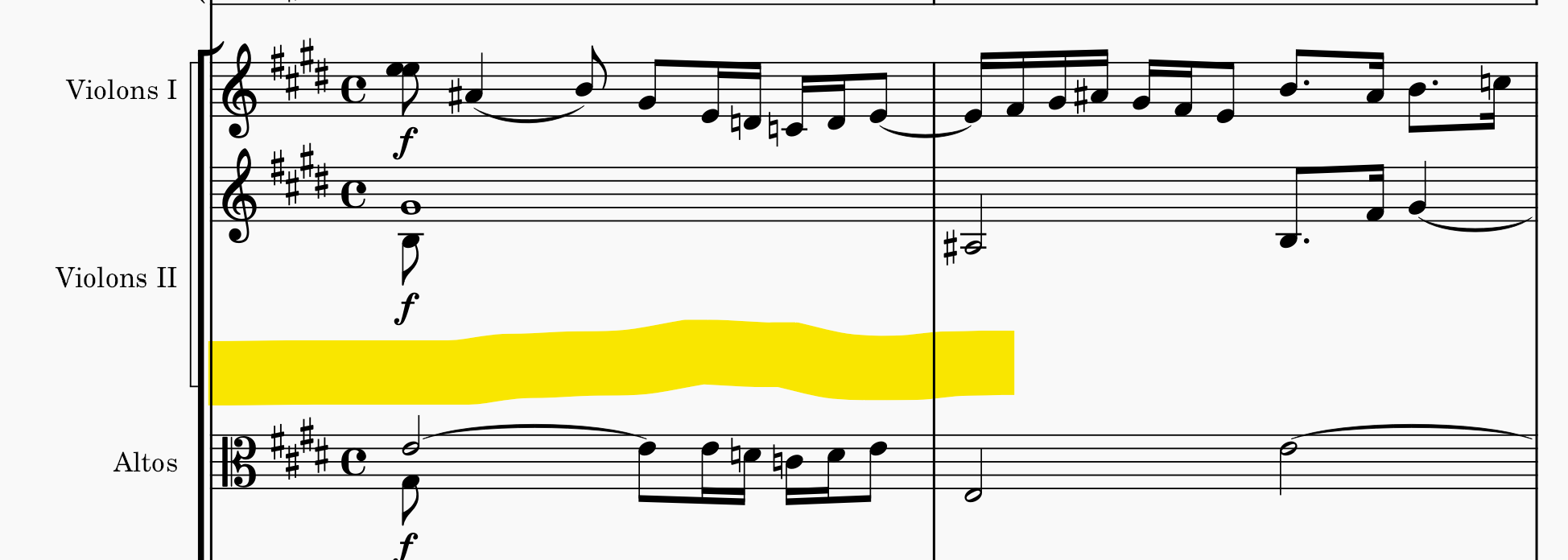 Musescore 4: Cutaway Staves Take Up Full Space | MuseScore